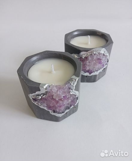 Ароматическая свеча ручной работы 