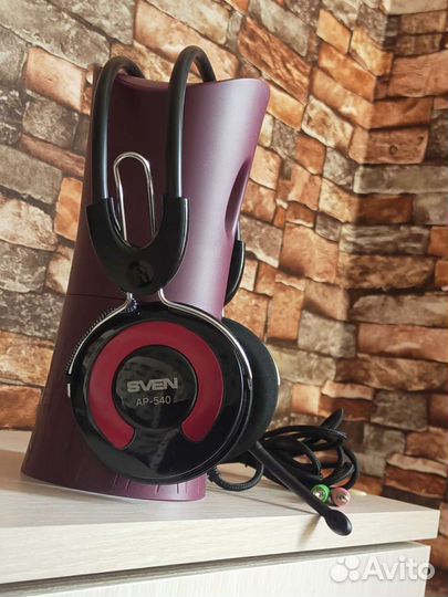 Наушники с микрофоном sven AP-540