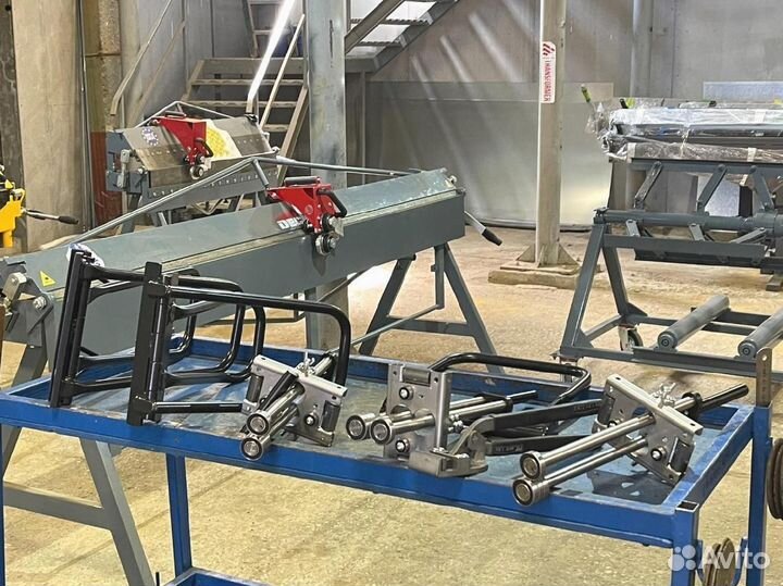 Одинарный роликовый листогиб 4 опорных ролика