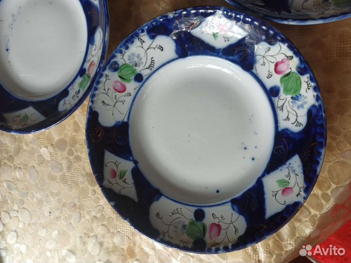 Фарфоровые тарелки СССР Первомайский фз