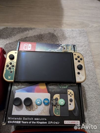 Прошитая Nintendo Switch oled Zelda Edition
