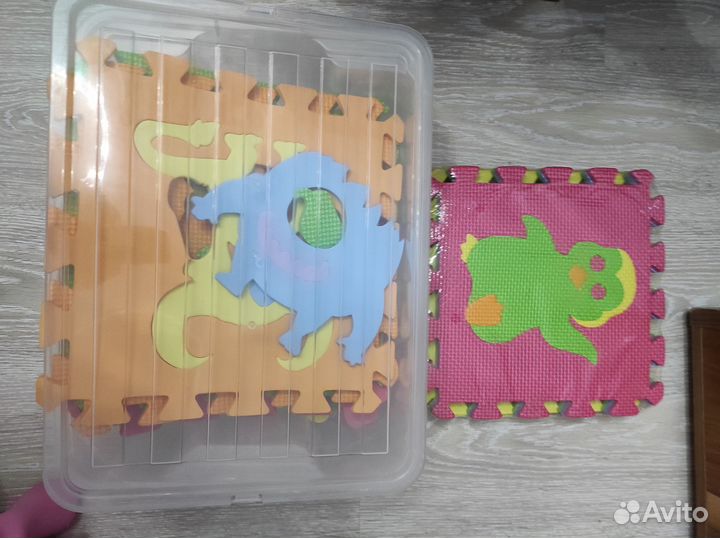 Мягкий развивающий пазл