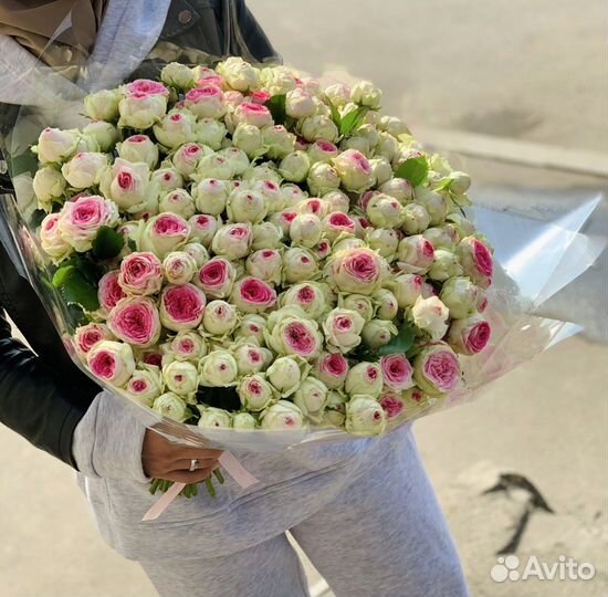 Пионы 101 Роза