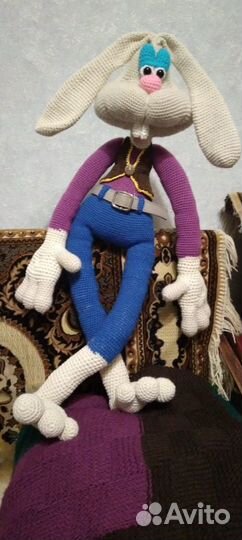 Мягкая игрушка заяц обнимаец