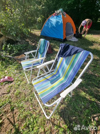 Стул складной туристический новый
