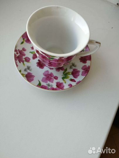 Набор чайных чашек с блюдцами (6 штук) - Бронь
