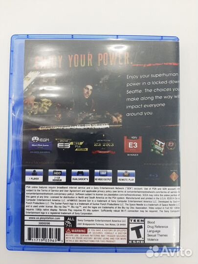 Игра PS4 Infamous Second Son