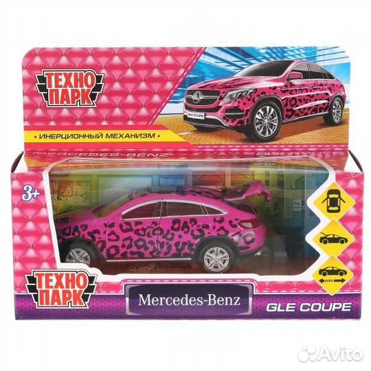 Машина Технопарк металл Mercedes-Benz GLE Coupe дл