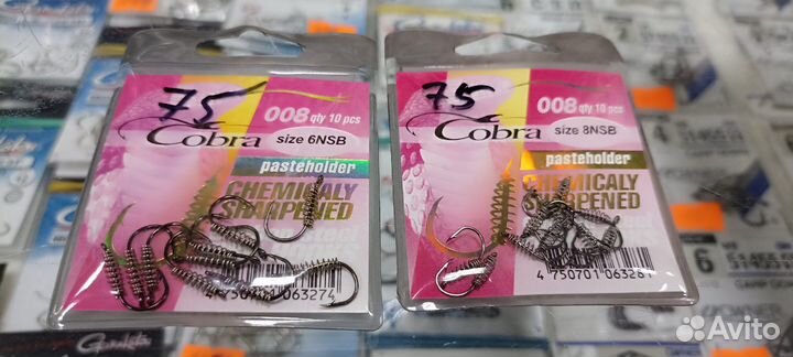Крючки Cobra Pasteholder (оригинал)
