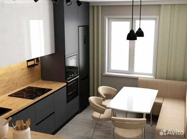 Кухонный гарнитур любой сложности под ключ