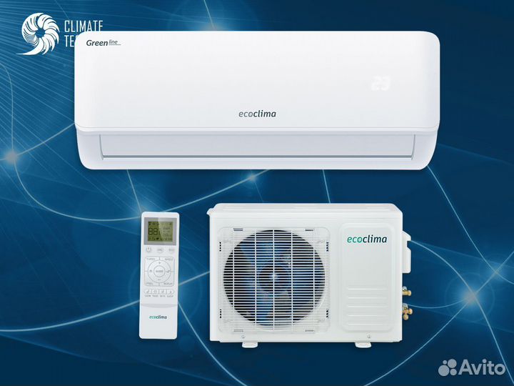 Сплит система ecoclima с установкой