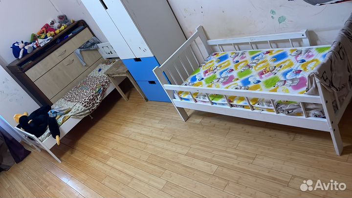 Детская кровать IKEA с матрасом