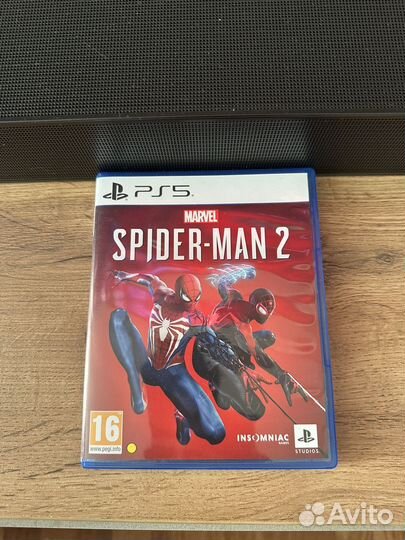 Человек паук 2 ps5 диск на русском