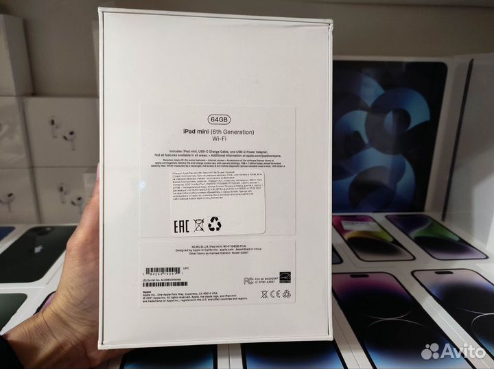 Apple iPad mini 6 2021 Wi-Fi 64GB Pink (mlwl3)