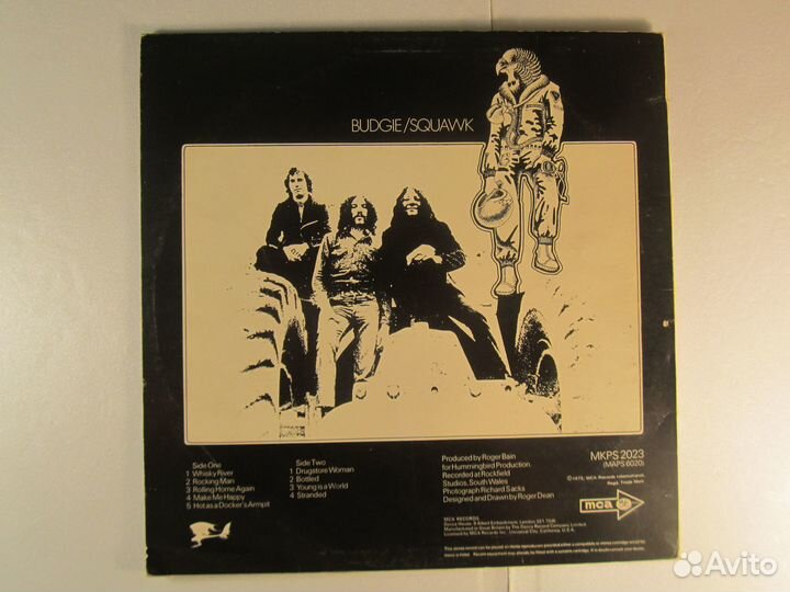 Budgie – Squawk - LP UK 1st press 1972