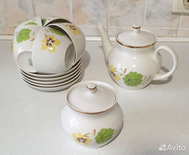 Чайные и кофейный сервизы СССР