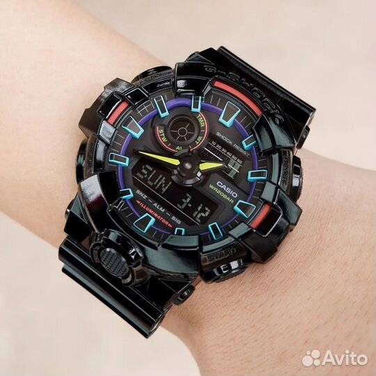 Оригинальные часы Casio G-Shock GA-700RGB-1A