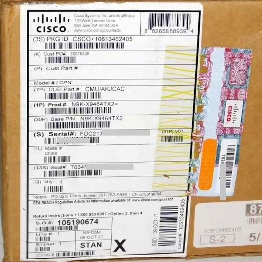 [N9K-X9464TX2] Модуль Cisco Ref N9k-X9464tx2