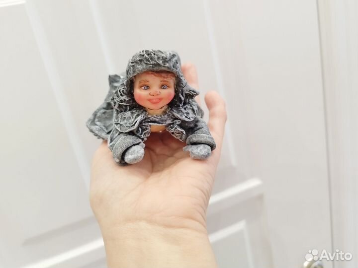 Елочные игрушки из ваты