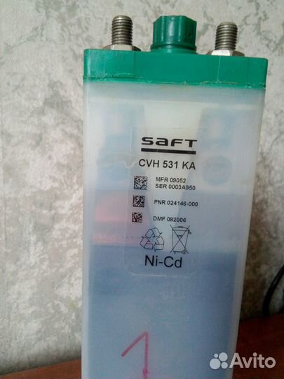 Аккумулятор авиационный saft бу