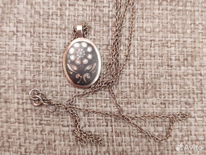 Кулон серебро СССР