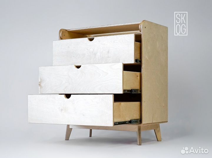 Комод «Обычный» с пеленальным столом