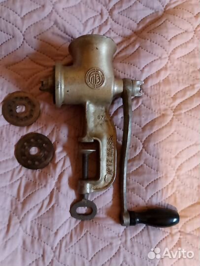 Мясорубка СССР ручная