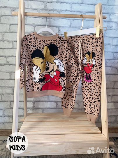 Костюм Минни леопард Zara 98/104 размер