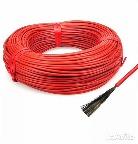 Греющий кабель тёплый пол 220V