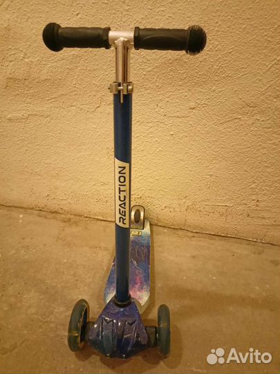 Самокат детский трехколесный бу Reaction
