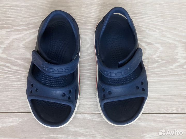 Сандалии Crocs на липучке р-р С7