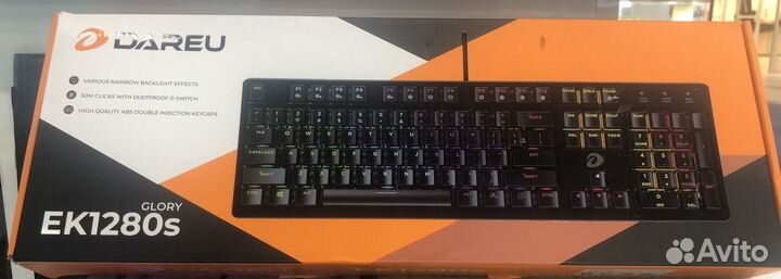 Игровая механическая клавиатура красные свитчи