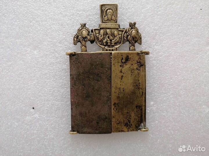 Икона(складень) редкая Николай Можайский 18-19вв