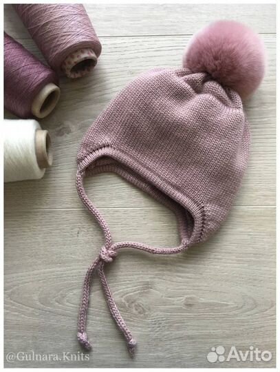 Шапка вязаная детская