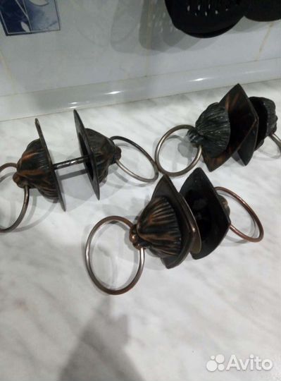 Дверные ручки виде льва. Советских времен. 5 шт