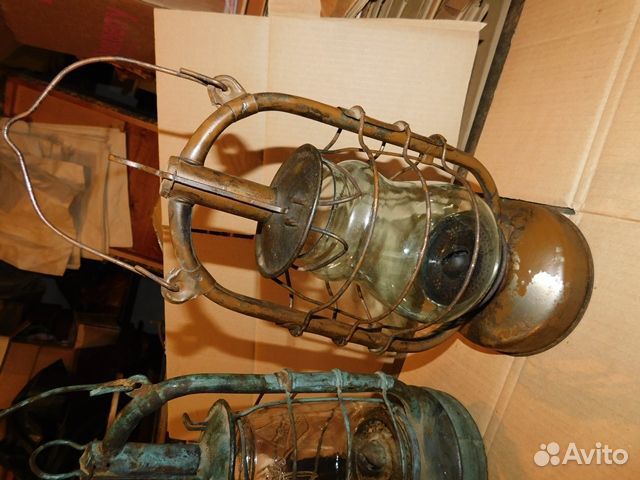 2 Антикварных,керосиновых фонаря летучая мышь СССР