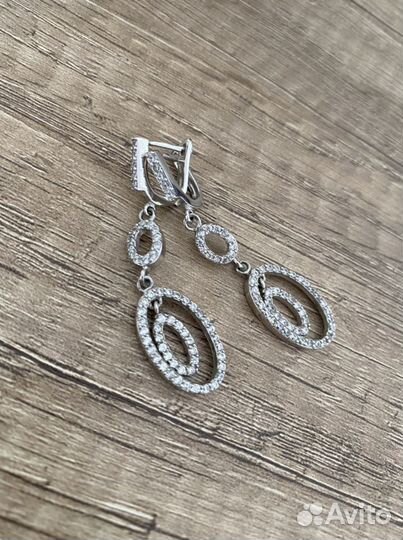 Серьги серебрянные