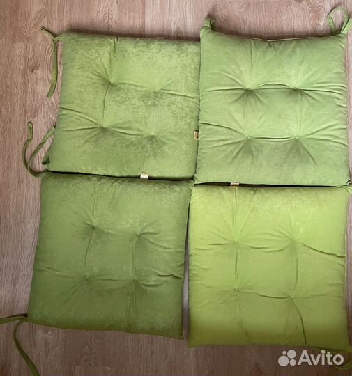 Подушки сидушки 4 штуки