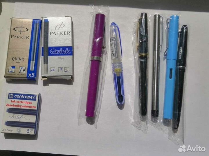 Перьевые ручки разных стран (Pilot, Sheaffer)