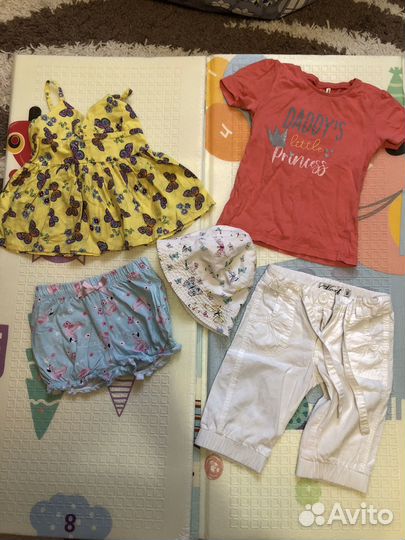 Летняя одежда для девочки 80-92