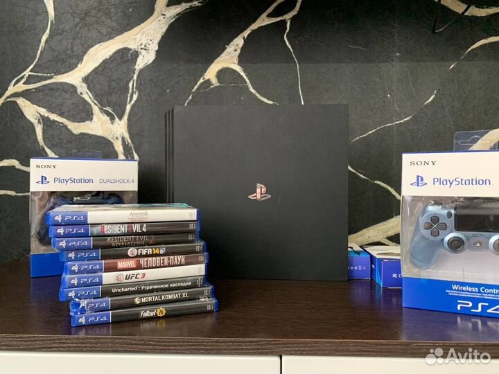 Sony playstation 4 pro + 500 Игр