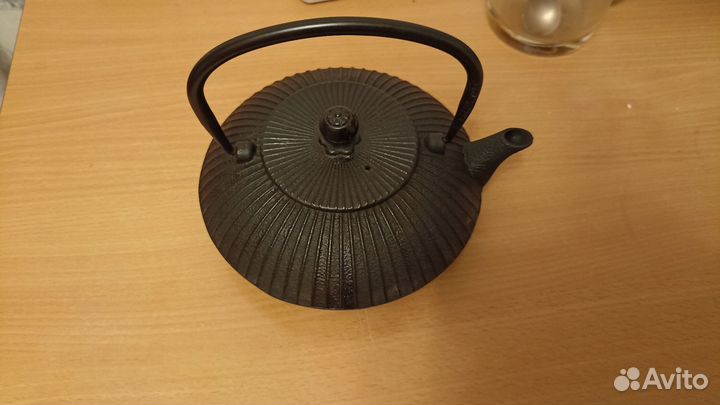 Чайник заварочный с ситечком чугунный
