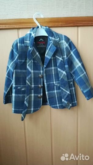 Пиджак с галстуком 80 размер(1,5 года)