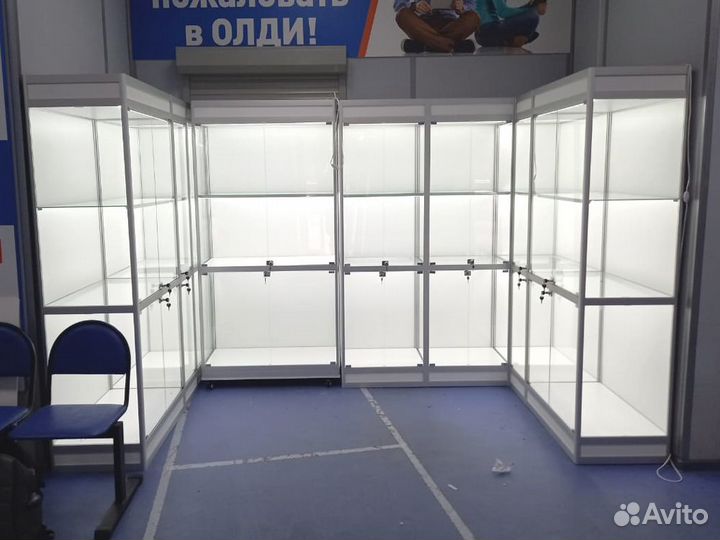 Витрины из алюминиевого профиля