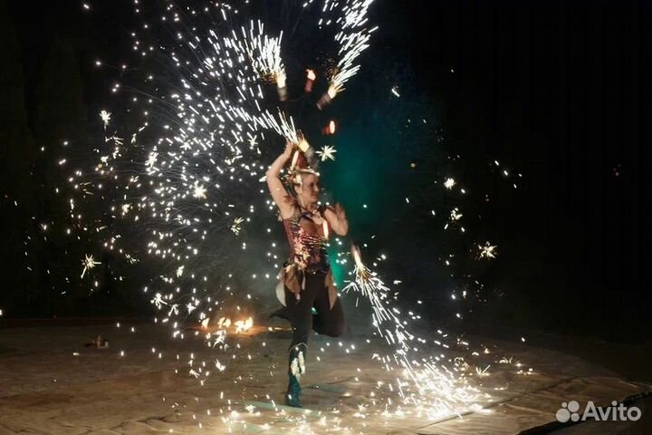 Фаер шоу на свадьбу
