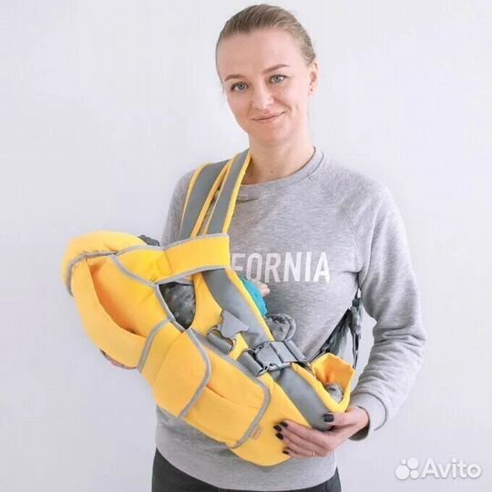 Рюкзак кенгуру Stark жёлтый