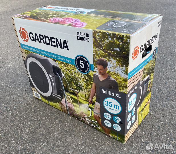 Gardena Roll Up катушка автомат