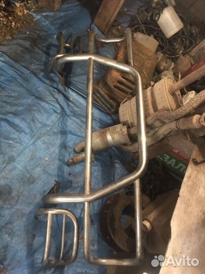 Кенгурятник на nissan safari