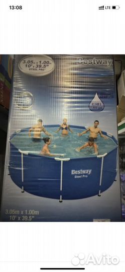 Каркасный бассейн новый 305*100