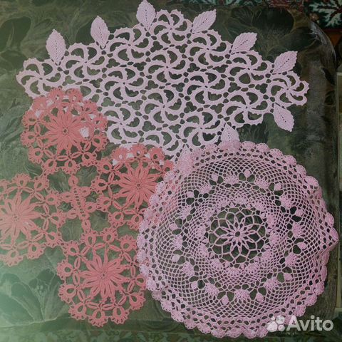 Салфетки вязаные крючком